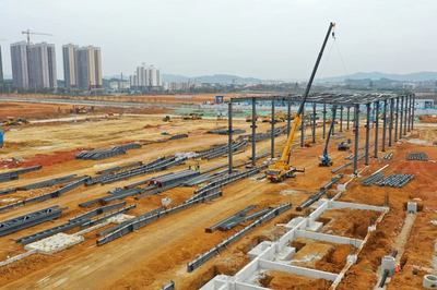 火熱推進！走進柳工國際智能工業園重大項目建設現場